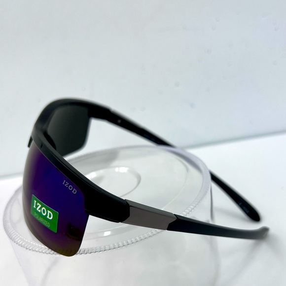IZOD POLARIZED, MIRROR LENSES, POLARIZED, 100%UV PROTECTION, WRAP AROUND GLASSES - Picture 2 of 15